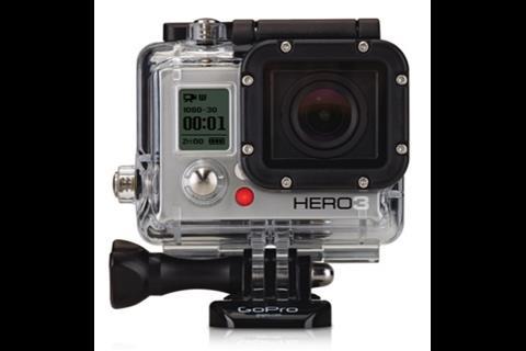 The GoPro camera is a favourite of extreme sports enthusiasts including mountain bikers and base jumpers due to its durable nature.